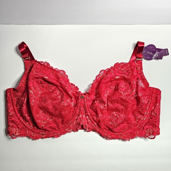 Cacique by Lane Bryant Seriously Sexy Full Coverage Flirt Bra Size 46DDD/46F NWT - Picture 1 of 7